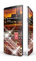 Red castle Keypad Art Affiche