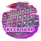 紫紅色玻璃 Keypad 皮膚 圖標