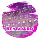 Purple cubes Keypad Skin APK