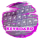 Purple palm trees Keypad Skin icon