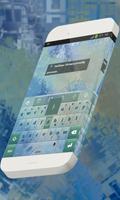 Scattered houses Keypad Skin poster