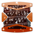 Lua Marrom Keyboard tema ícone