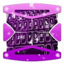 Neon purple Keyboard tema APK