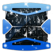 Cromo negro Keyboard tema