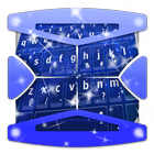 ikon Biru Salju Keyboard tema