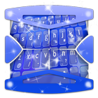 Blue simplicity Keyboard Theme icône