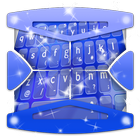 Blue simplicity Keyboard Theme ไอคอน