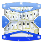 Bright White Keyboard Theme icône