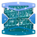 साफ नीला Keyboard विषय APK