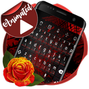 Dark Red Typing Keyboard-APK