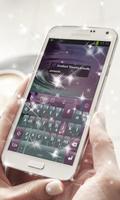 Futuristic lights Keyboard Affiche