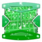 Fluorescent green Keyboard simgesi