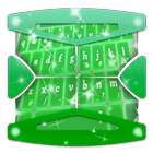 Fluorescent green Keyboard ikona