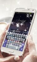 Glossy Night Keyboard Theme ảnh chụp màn hình 2