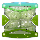 Glowing Green Keyboard Theme-icoon