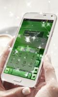 Green Dandelion Keyboard Theme скриншот 1