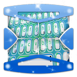 Techno Ice Keyboard Theme