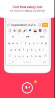 Swiftmoji - Emoji Keyboard اسکرین شاٹ 1