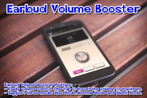 Earbud Volume Booster Affiche