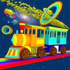 3D ABC Space Train Game - Learn Alphabet For Kids icône