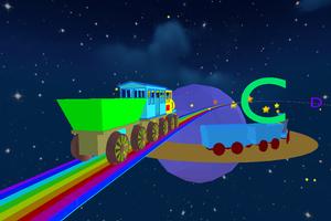 3D ABC Space Train Game - Learn Alphabet For Kids screenshot 3