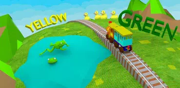 Learn Colors - 3D Train Game For Preschool Kids
