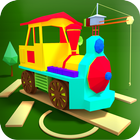 Play & Create Your Town - Free Kids Toy Train Game ไอคอน