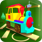 Play & Create Your Town - Free Kids Toy Train Game icon