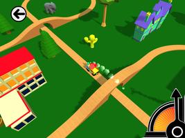 Play & Create Your Town - Free Kids Toy Train Game الملصق