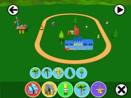 Play & Create Your Town - Free Kids Toy Train Game تصوير الشاشة 1