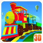 3D Train Engine Driving Game For Kids & Toddlers-icoon