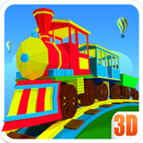 3D Train Engine Driving Game For Kids & Toddlers icon