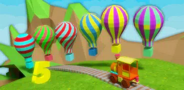 Learn Numbers 1 to 10 For Toddlers - 3D Train Game