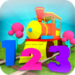 Learn Numbers 1 to 10 For Toddlers - 3D Train Game