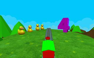 Learn Numbers 1 to 10 For Toddlers - 3D Train Game تصوير الشاشة 1