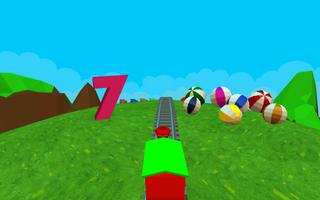 Learn Numbers 1 to 10 For Toddlers - 3D Train Game تصوير الشاشة 2