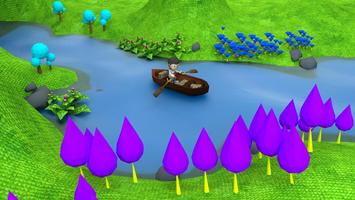 Row Your Boat 3D - Free Kids Nursery Rhyme & Poem تصوير الشاشة 3