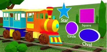 Timpy формы поезд-игра 3D дети