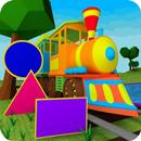 Learn Shapes - 3D Train Game For Kids & Toddlers APK