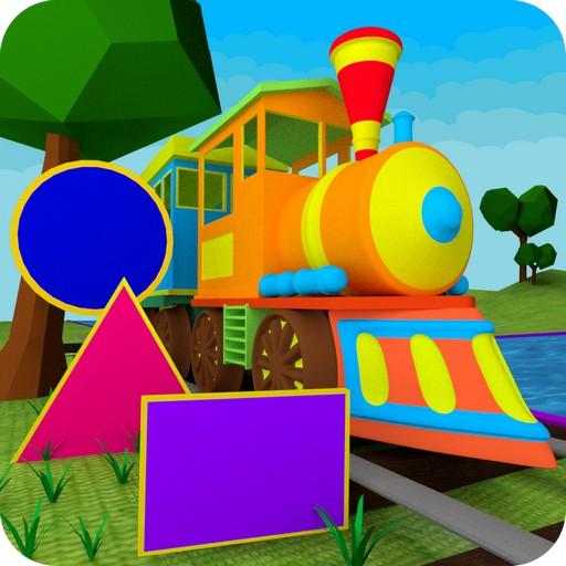 Timpy 形状火车-3D 孩子们游戏