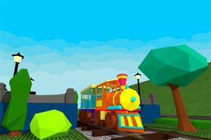 Timpy formes Train-jeu 3D Kids Affiche