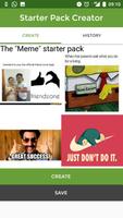 Starter Pack Meme Creator Poster