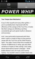 Tour Tempo - Power Whip Golf capture d'écran 2