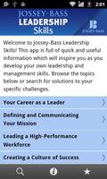 Jossey-Bass Leadership Skills الملصق