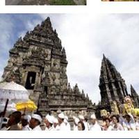 tour of prambanan temple Indonesia plakat