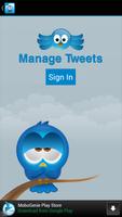 Manage Tweets الملصق