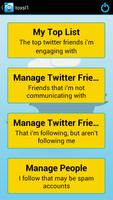 Manage Tweets syot layar 2