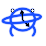 하마시계 (화면위에 항상떠있는 시계!) icône