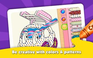 Kids Color Book: My First Cars Affiche