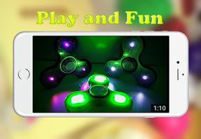 Led Light Fidget Spinner Affiche